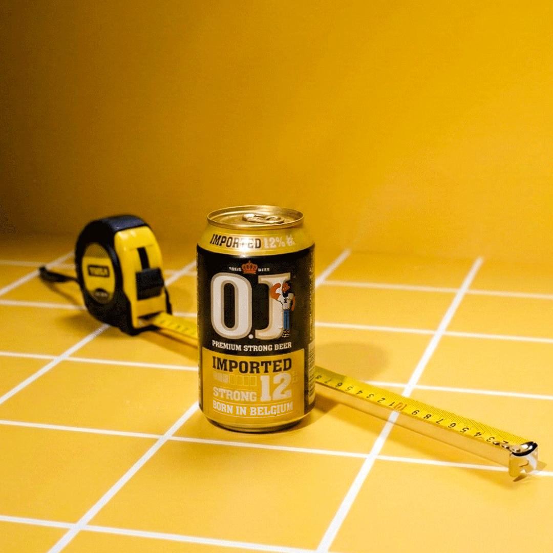 O.J. 12% Strong Beer 330ml Can – O.J. Beer