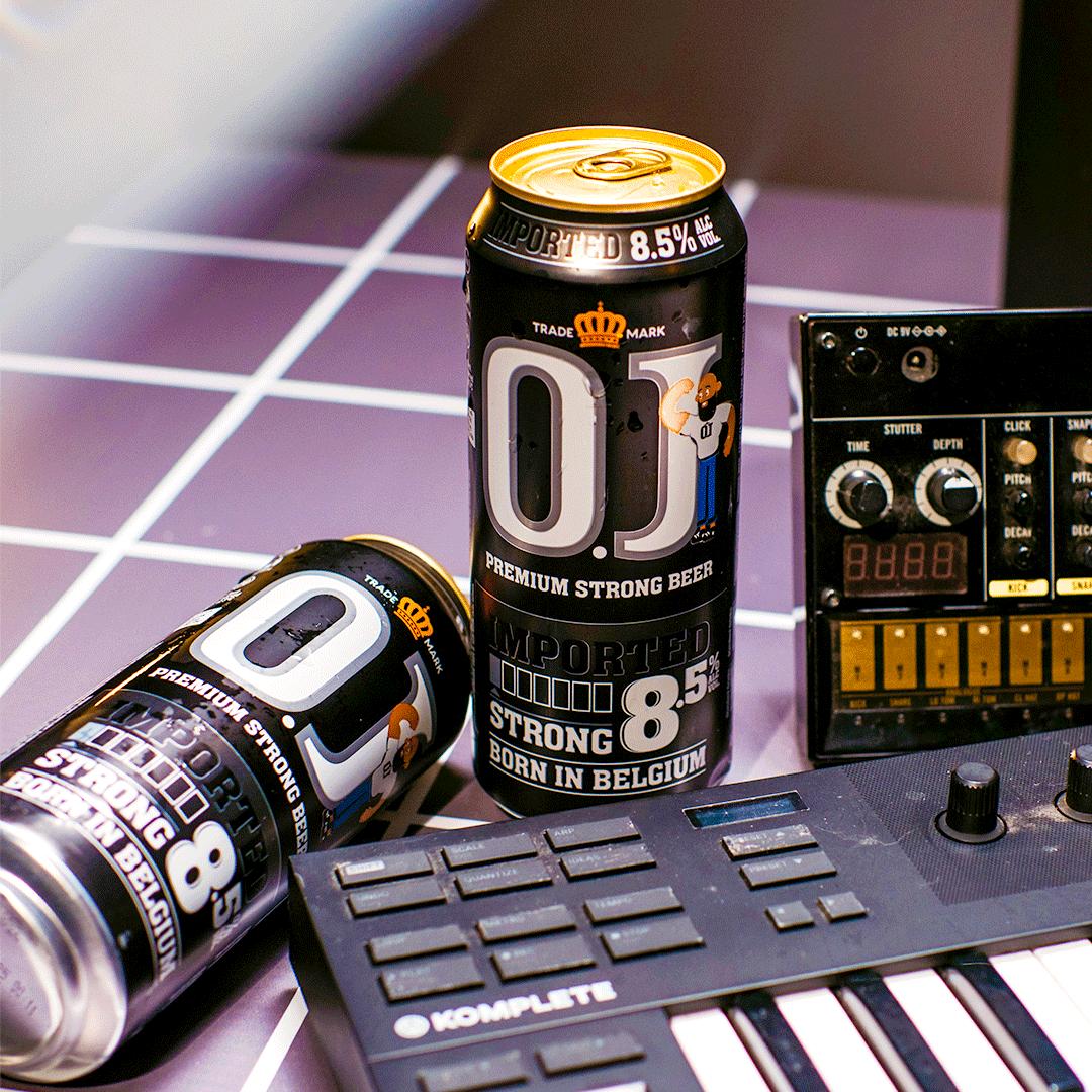 O.J. 8.5% Strong Beer 500ml Can-O.J. Beer