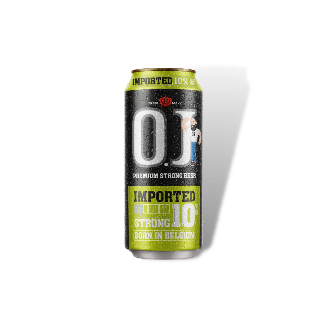 O.J. 10% Strong Beer 500ml Can-O.J. Beer