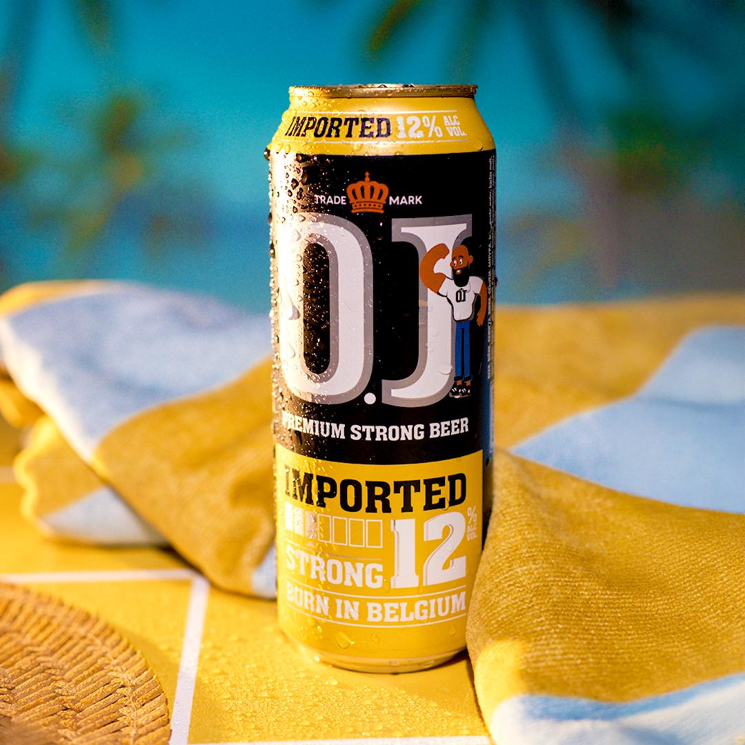 O.J. 12% Strong Beer 500ml Can-O.J. Beer