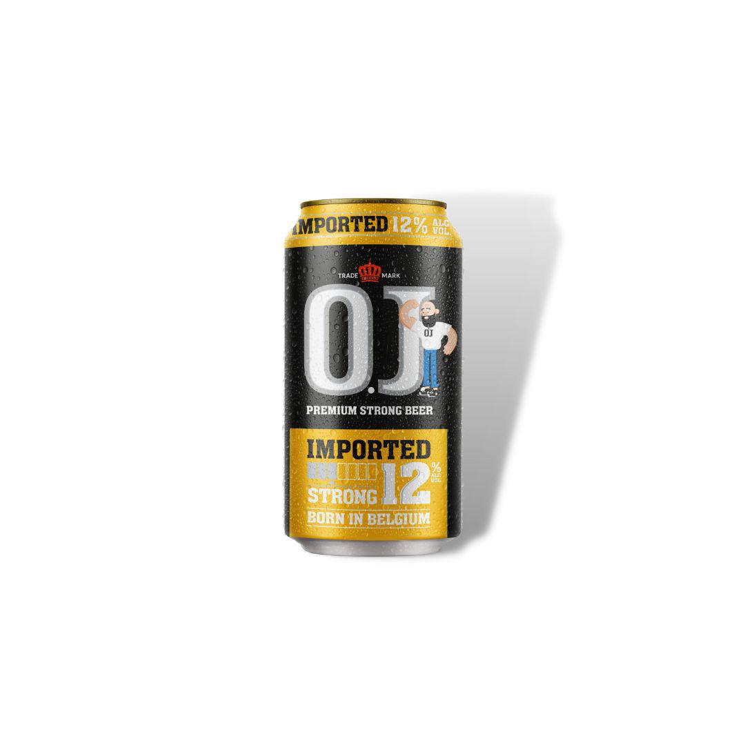 O.J. 12% Strong Beer 330ml Can-O.J. Beer