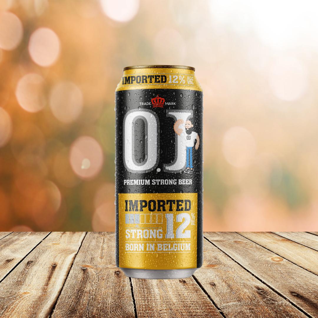 Strong Beer Rwanda O.J. 12% Strong Beer 500ml Can – O.J. Beer