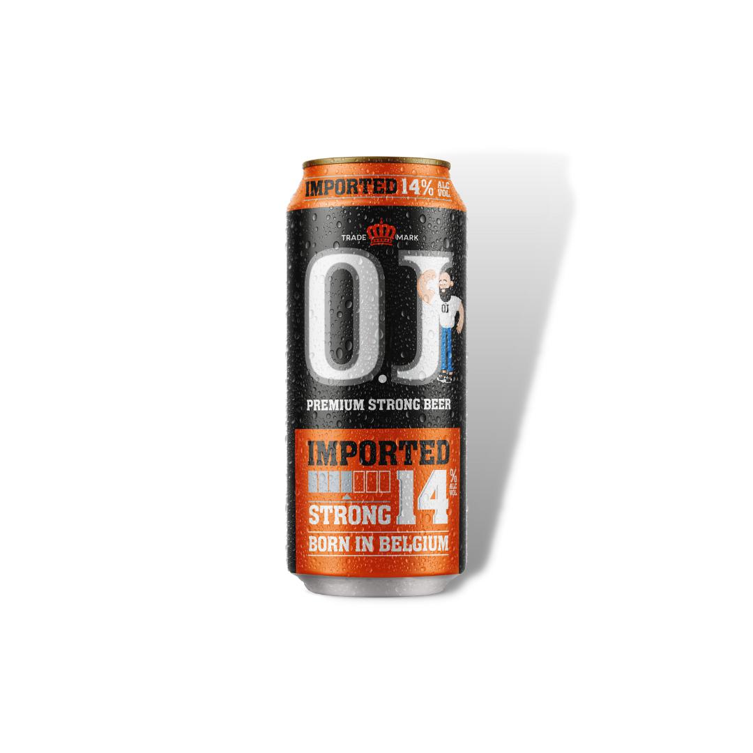 O.J. 14% Strong Beer 500ml Can-O.J. Beer