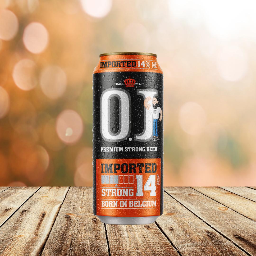 O.J. 14% Strong Beer 500ml Can-O.J. Beer
