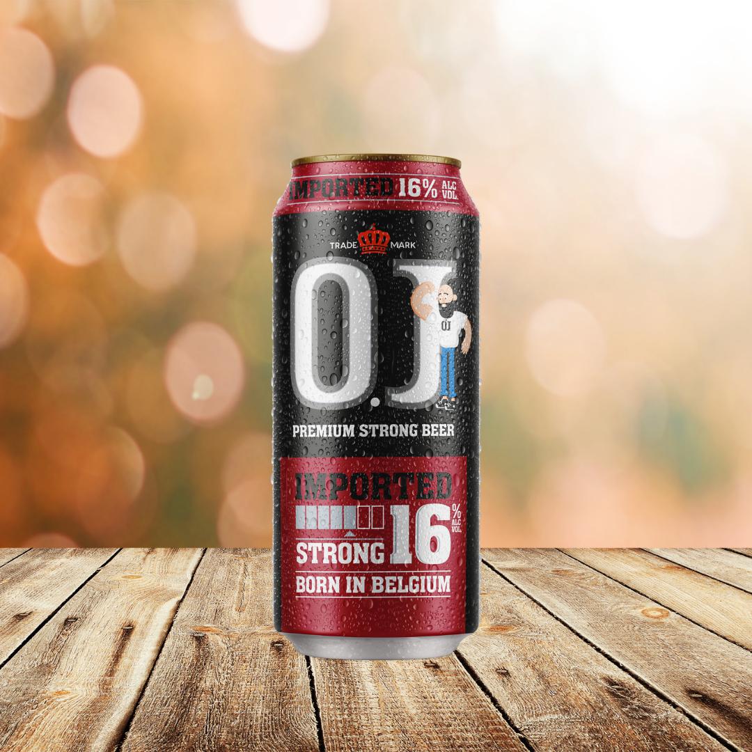 O.J. 16% Strong Beer 500ml Can-O.J. Beer