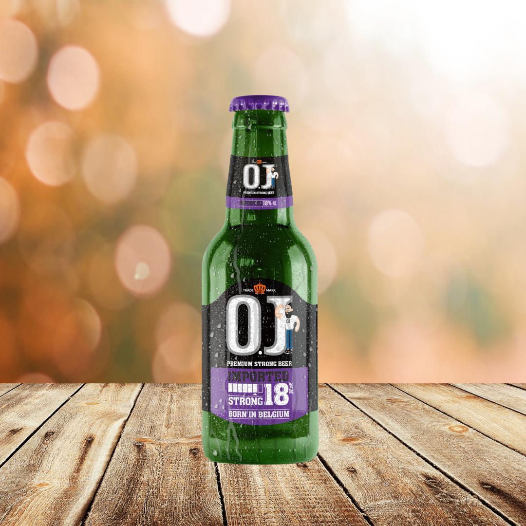 O.J. 18% Strong Beer 250ml Bottle-O.J. Beer