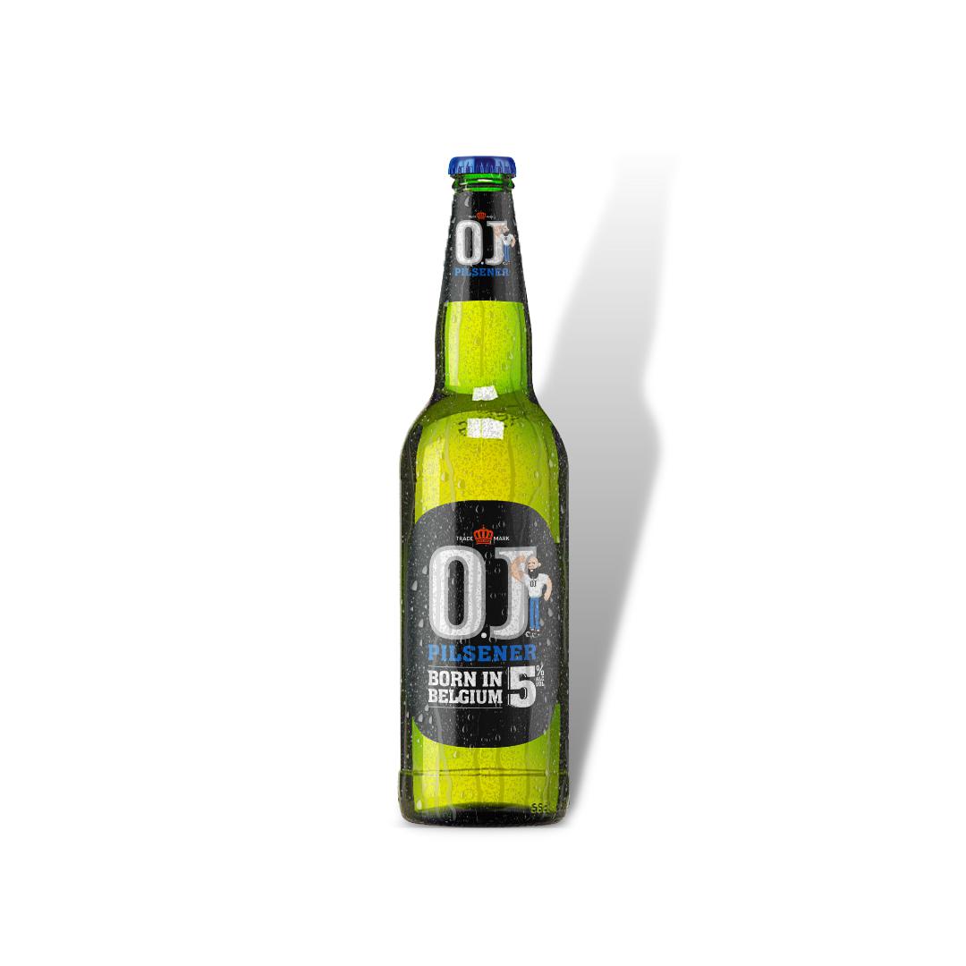 O.J. Signature Pilsener 660ml Bottle - 5%-O.J. Beer