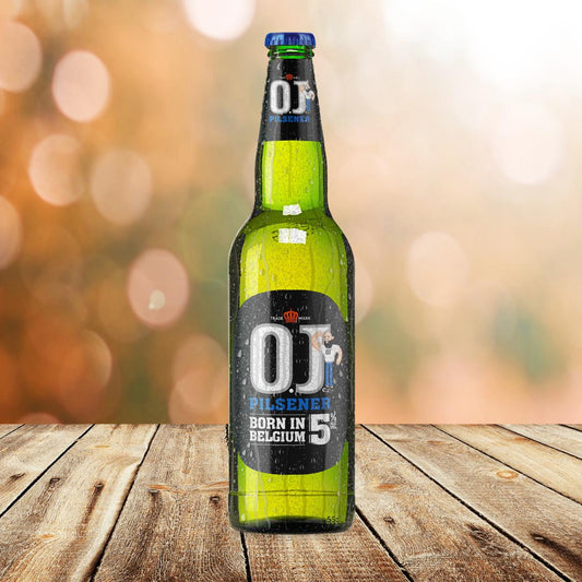 O.J. Signature Pilsener 660ml Bottle - 5%-O.J. Beer
